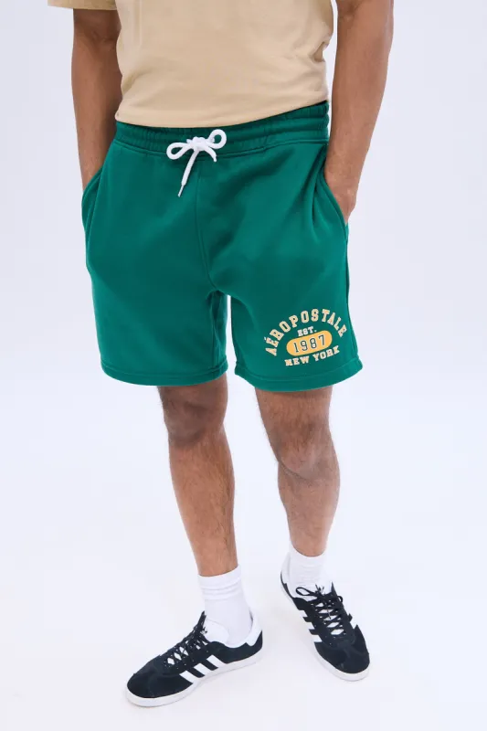 AERO Varsity Printed Fleece Short sold by Bluenotes