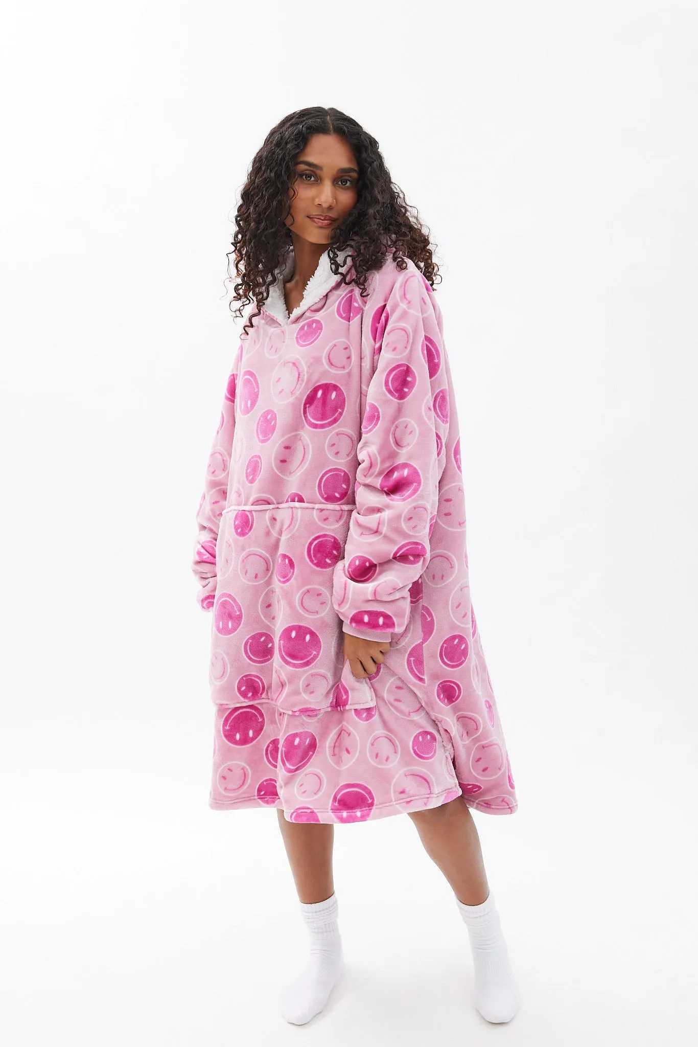 Plush Sherpa Oversized Pullover Hoodie sold by Bluenotes product image thumbnail 5