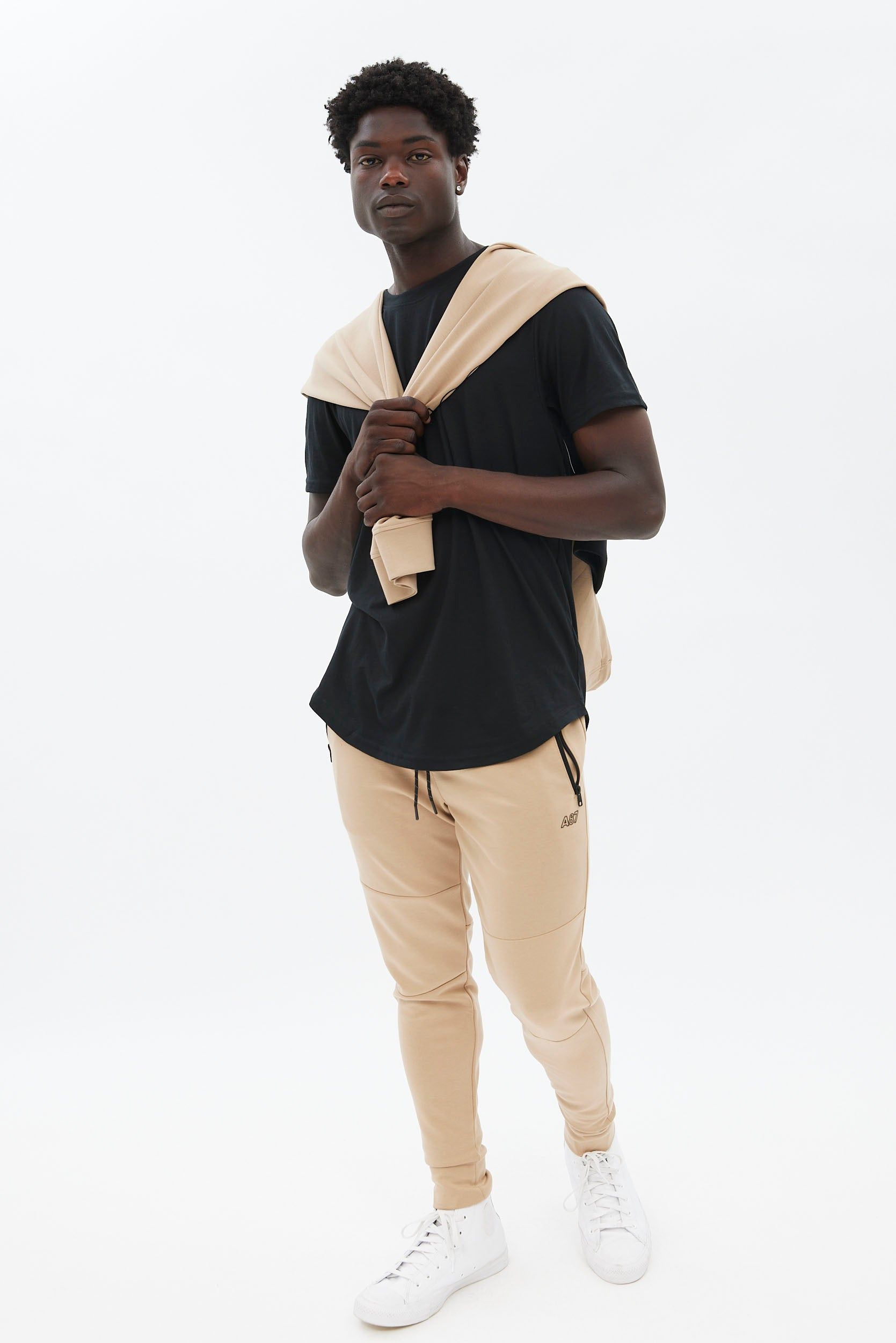 Basic Scoop Hem Crew Neck Tee sold by Bluenotes product image thumbnail 5