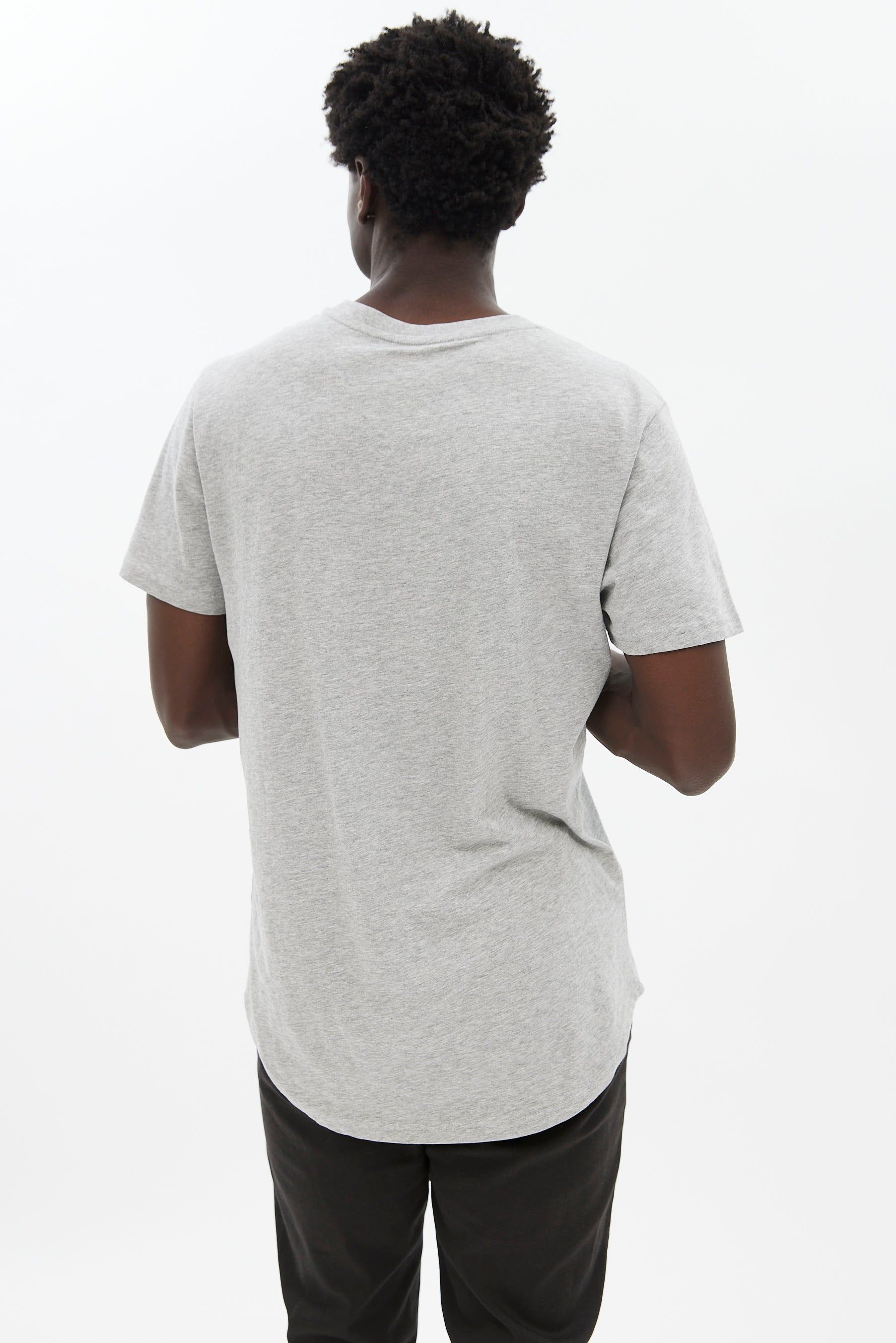 Basic Scoop Hem Crew Neck Tee sold by Bluenotes product image thumbnail 7