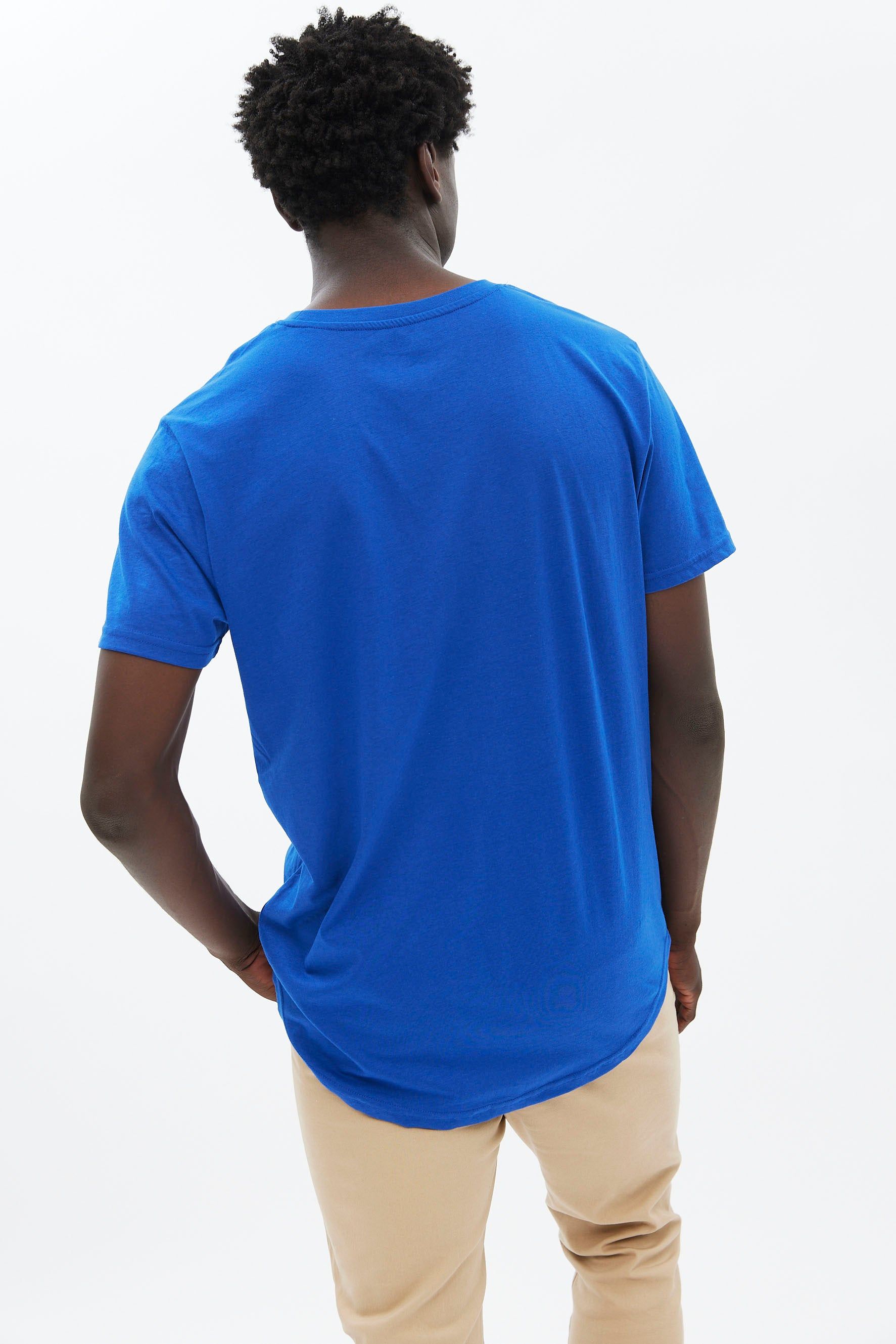 Basic Scoop Hem Crew Neck Tee sold by Bluenotes product image thumbnail 15