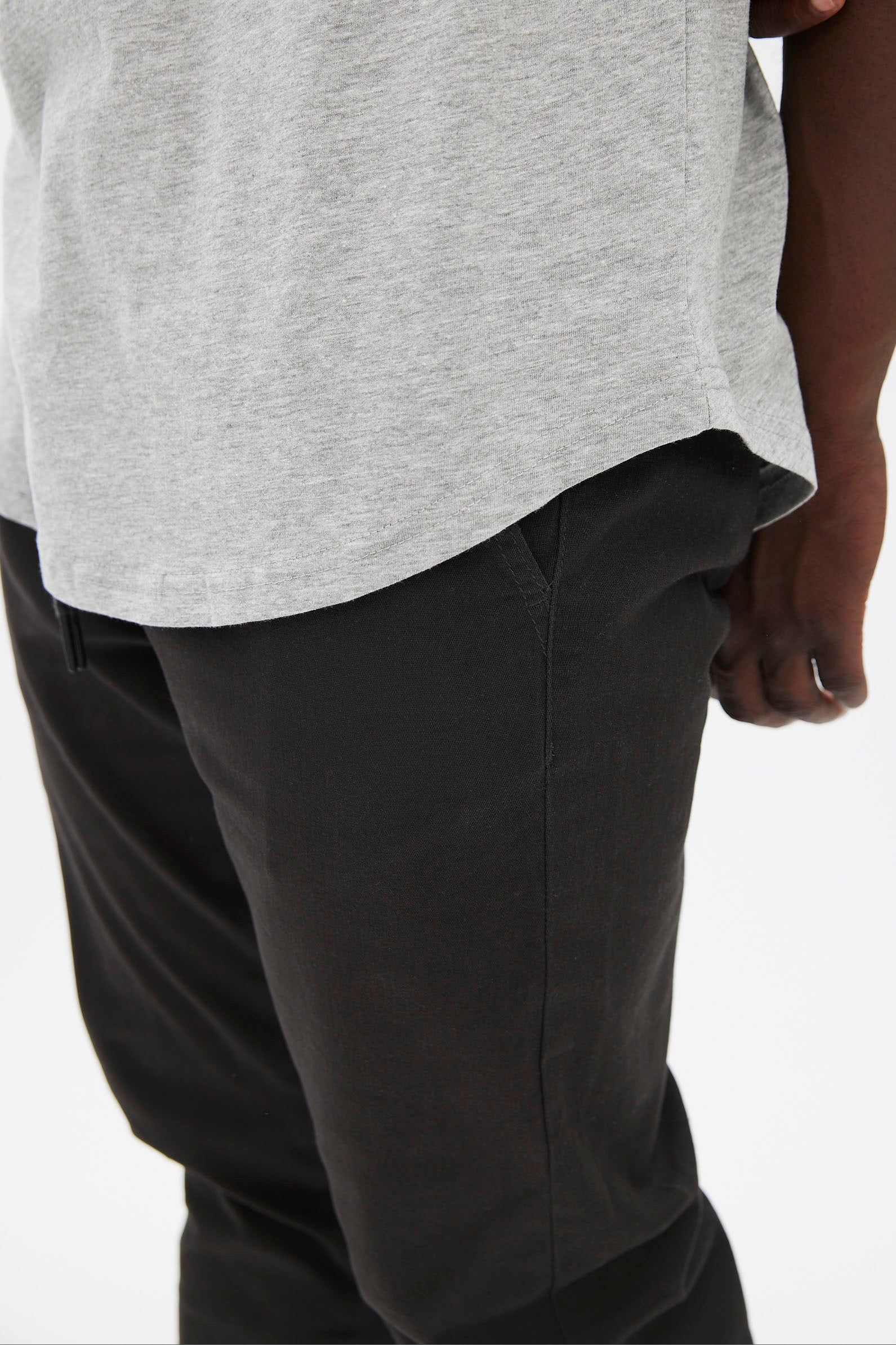 Basic Scoop Hem Crew Neck Tee sold by Bluenotes product image thumbnail 6