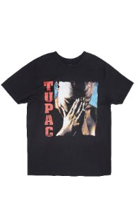 Tupac Praying Hands Graphic Tee sold by Bluenotes