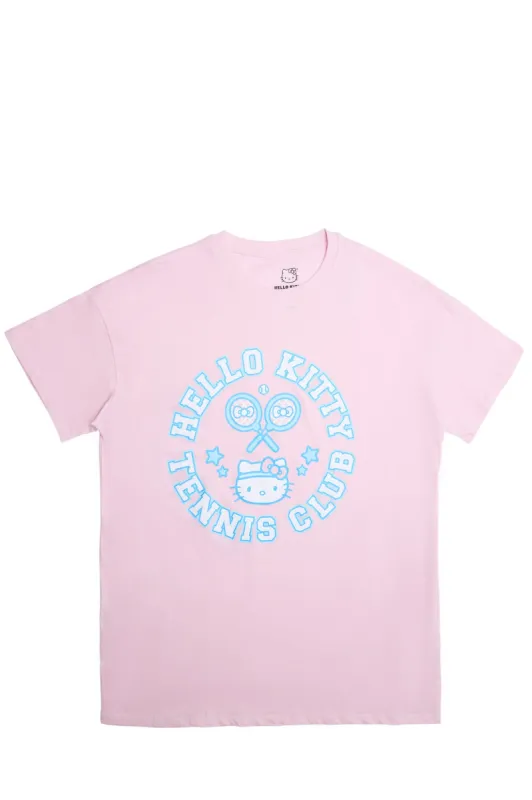 Hello Kitty Tennis Club Graphic Relaxed Tee sold by Bluenotes