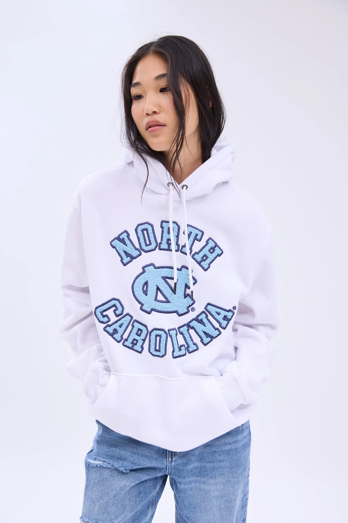North Carolina UNC HD Print Pullover Hoodie sold by Bluenotes product image thumbnail 2