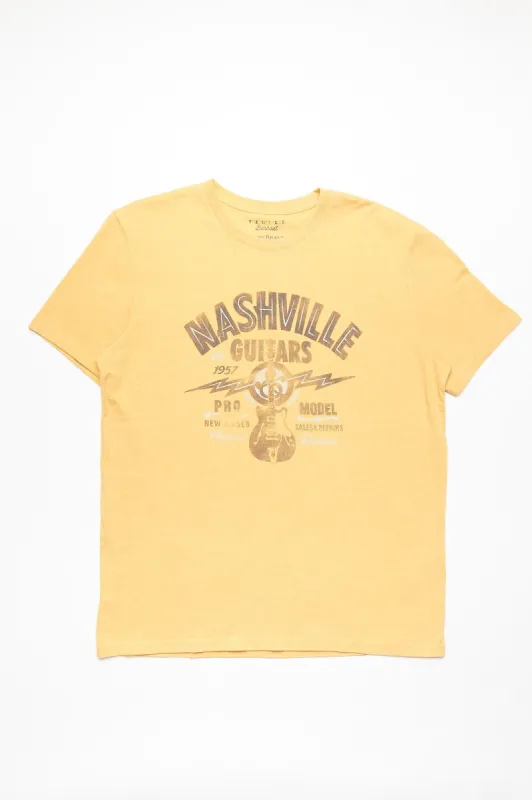 Nashville Guitars Venice Burnout Tee sold by Bluenotes