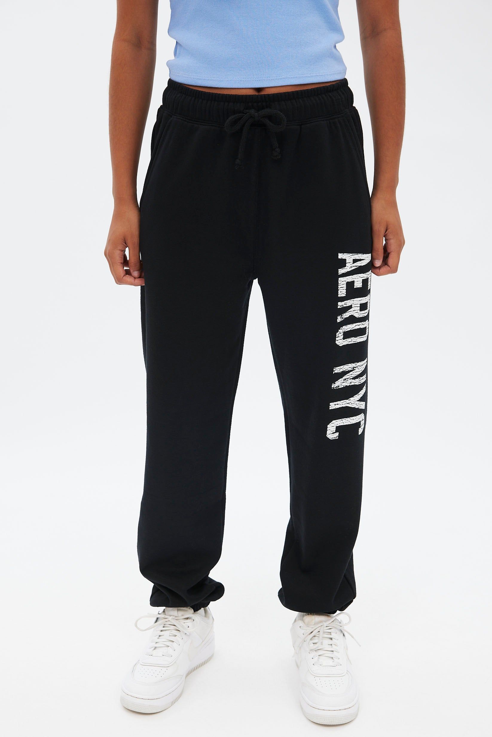 AERO NYC Graphic Boyfriend Jogger sold by Bluenotes