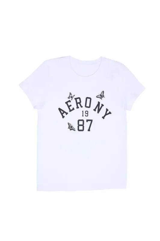 Aéropostale Butterfly Graphic Classic Tee sold by Bluenotes