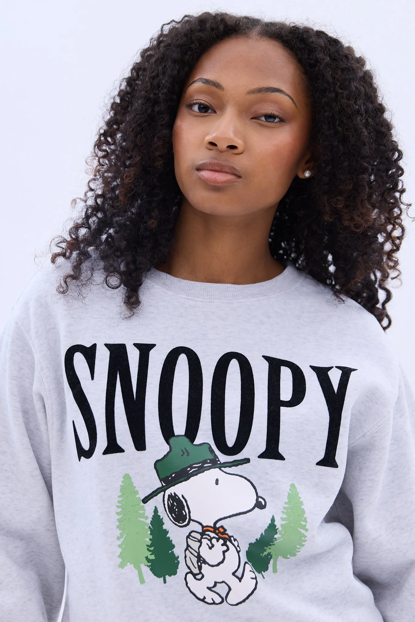 Camp Snoopy Graphic Crew Neck Sweatshirt sold by Bluenotes product image thumbnail 2