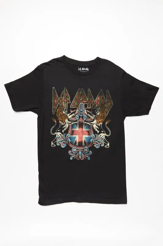 Def Leppard Union Jack Tee sold by Bluenotes