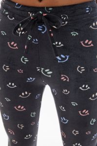 Printed Velour Pajama Jogger sold by Bluenotes