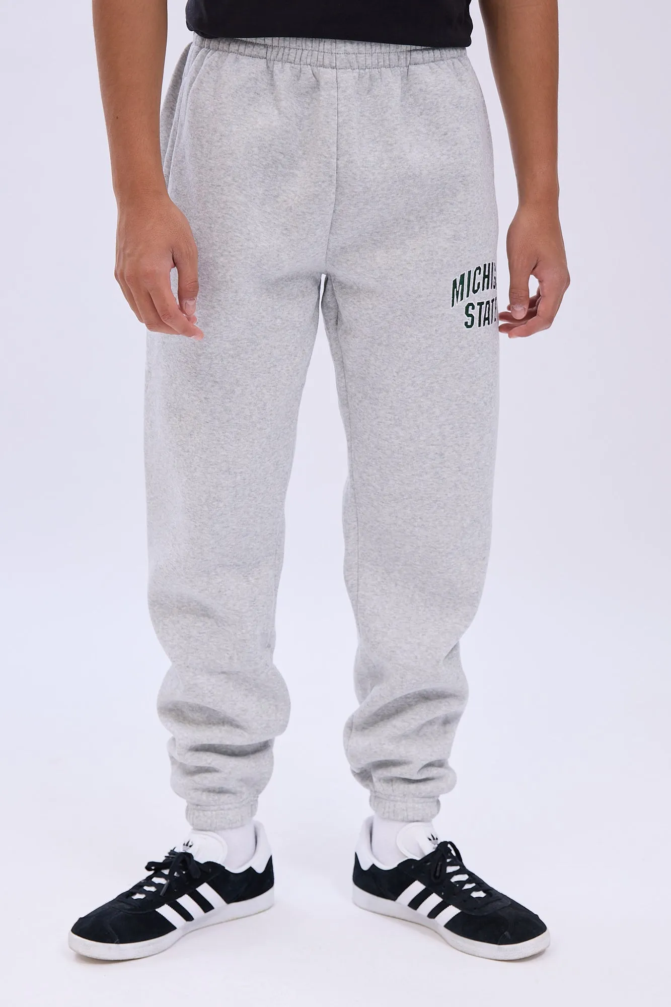 Michigan State Embroidered Sweatpants sold by Bluenotes