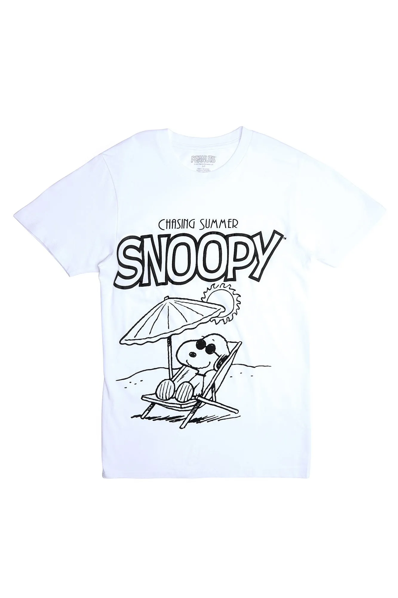Peanuts Snoopy Summer Graphic Relaxed Tee sold by Bluenotes