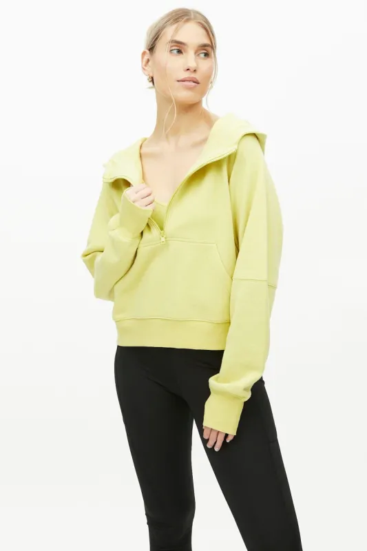 Half-Zip Relaxed Hooded Sweatshirt sold by Bluenotes
