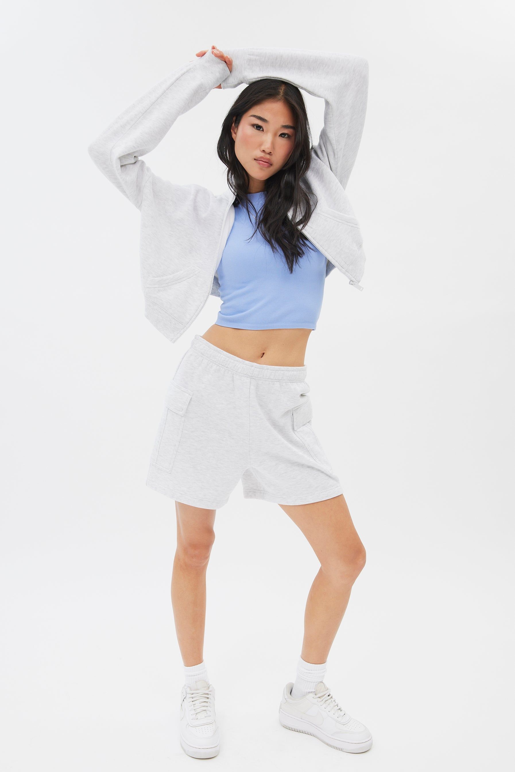 Seamless Ribbed Crew Neck Baby Tee sold by Bluenotes product image thumbnail 17