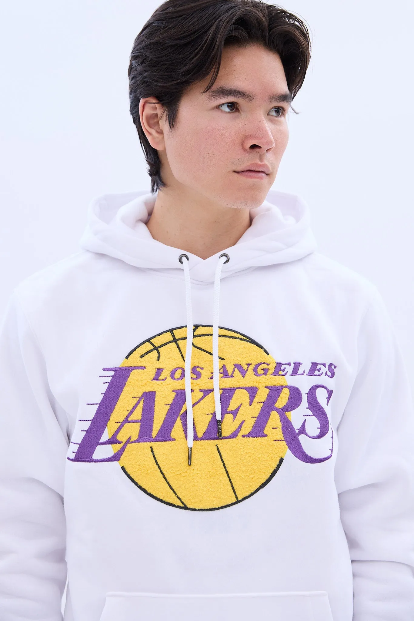 Los Angeles Lakers Graphic Chenille Applique Pullover Hoodie sold by Bluenotes product image thumbnail 3