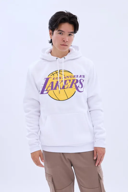 Los Angeles Lakers Graphic Chenille Applique Pullover Hoodie sold by Bluenotes