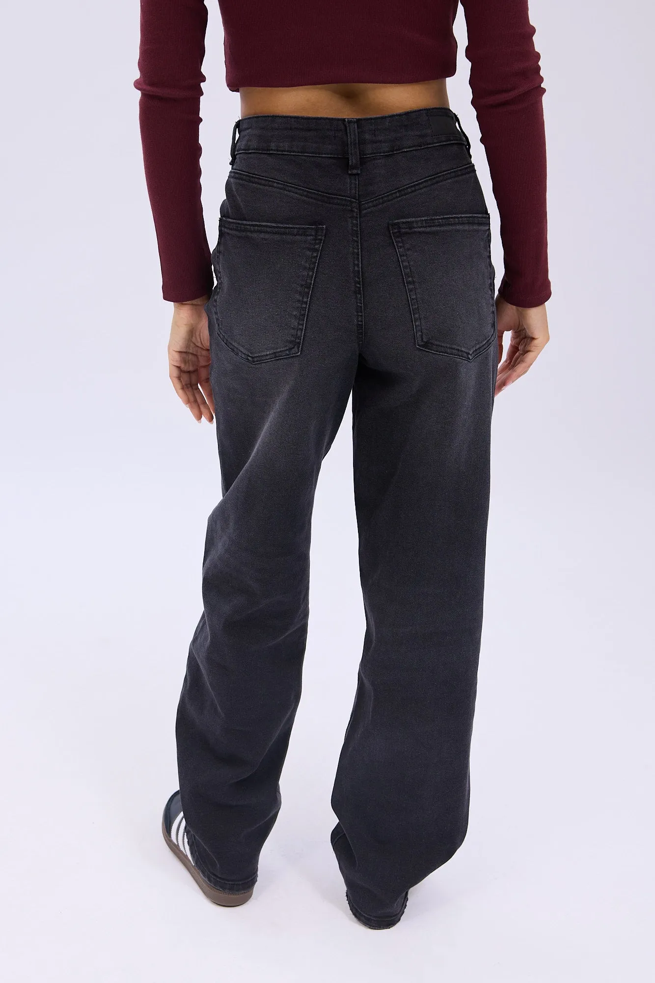 High Rise Vintage Stretch Baggy Jeans sold by Bluenotes product image thumbnail 2