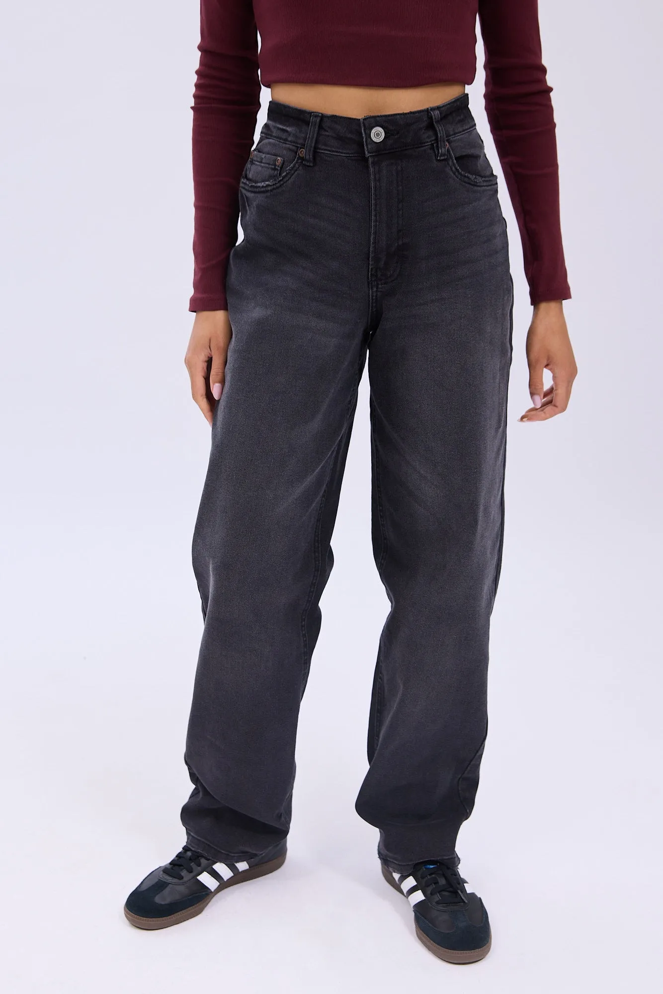 High Rise Vintage Stretch Baggy Jeans sold by Bluenotes