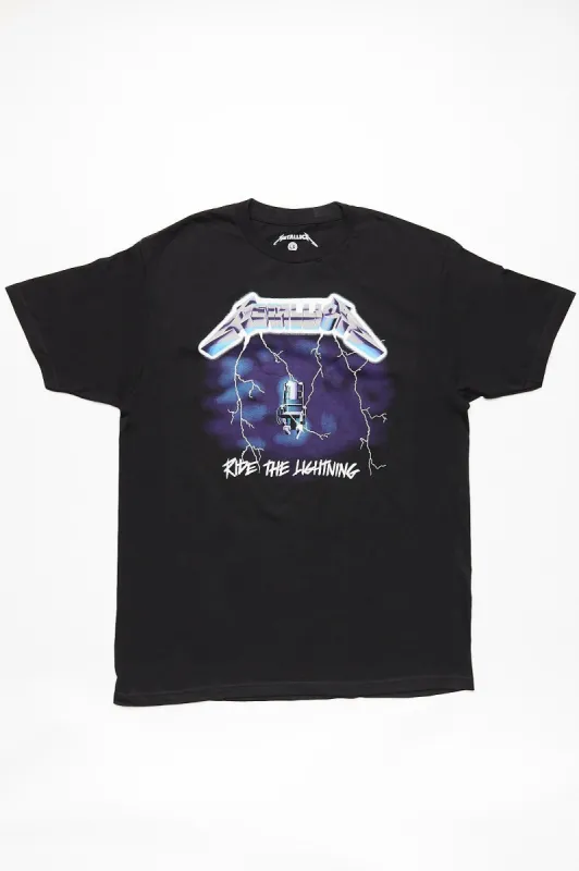 Metallica Ride The Lightning Graphic Tee sold by Bluenotes