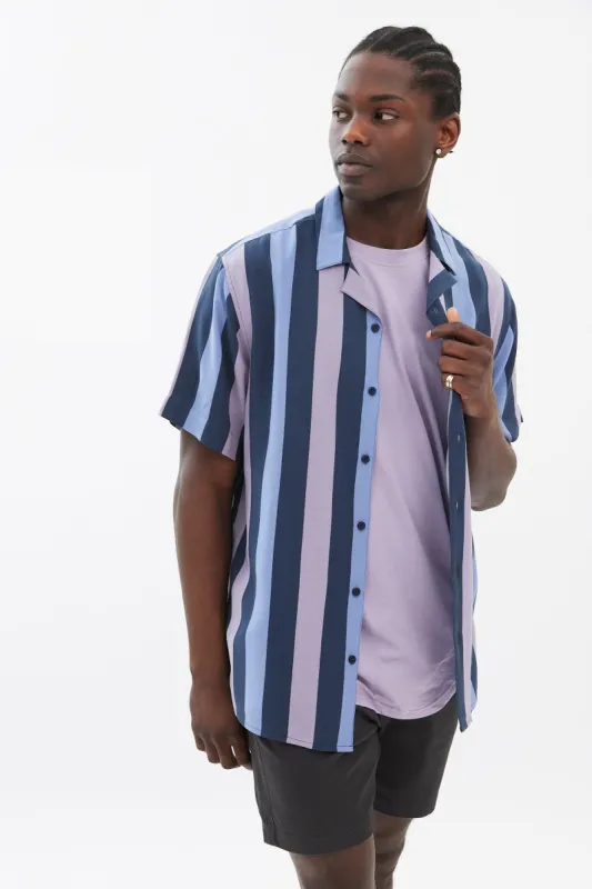 Striped Short Sleeve Resort Shirt sold by Bluenotes
