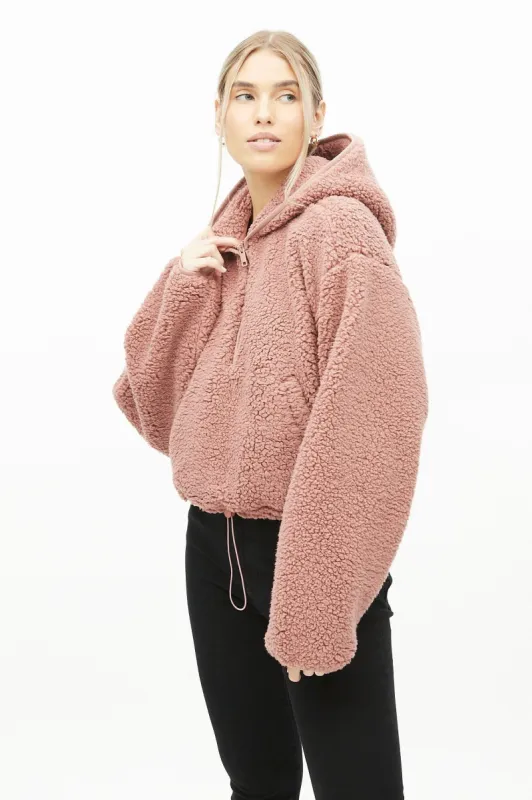 AERO Sherpa Half-Zip Hooded Sweatshirt sold by Bluenotes