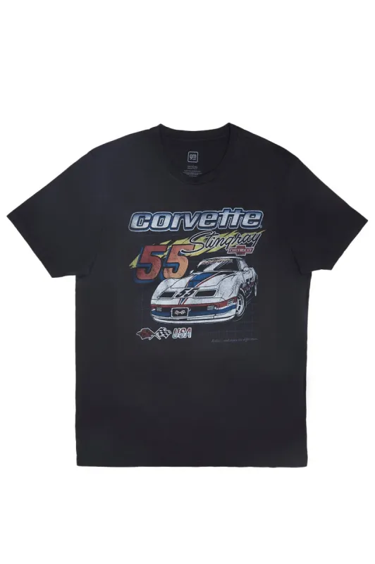 Corvette 55 Stringray Graphic Tee made by Bluenotes