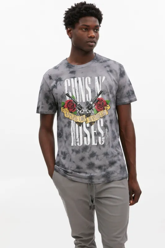 Guns N' Roses Graphic Tie Dye Tee sold by Bluenotes