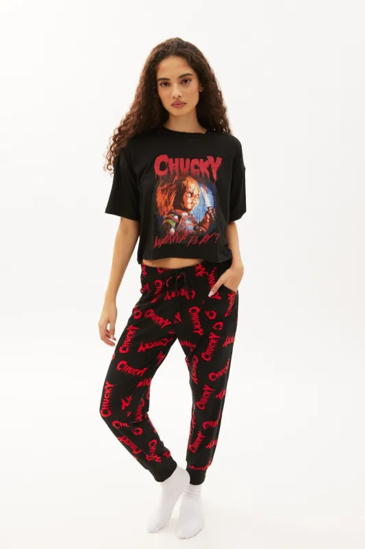 Super Soft Chuckie Printed Pajama Set sold by Bluenotes