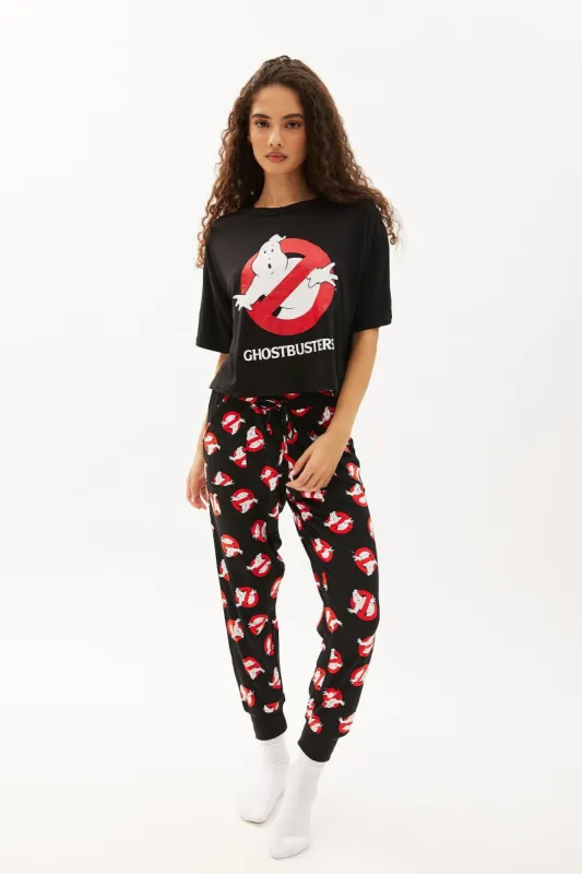 Super Soft Ghostbusters Printed Pajama Set sold by Bluenotes
