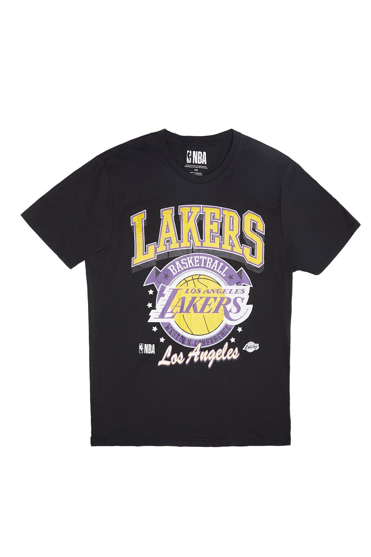 Retro Los Angeles Lakers Graphic Tee sold by Bluenotes