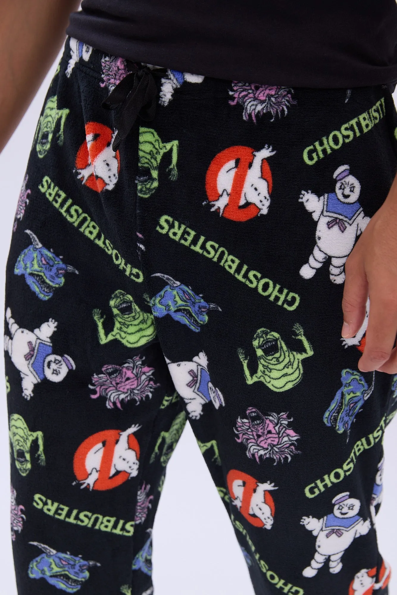 Ghostbusters Printed Plush Pajama Pants sold by Bluenotes product image thumbnail 2