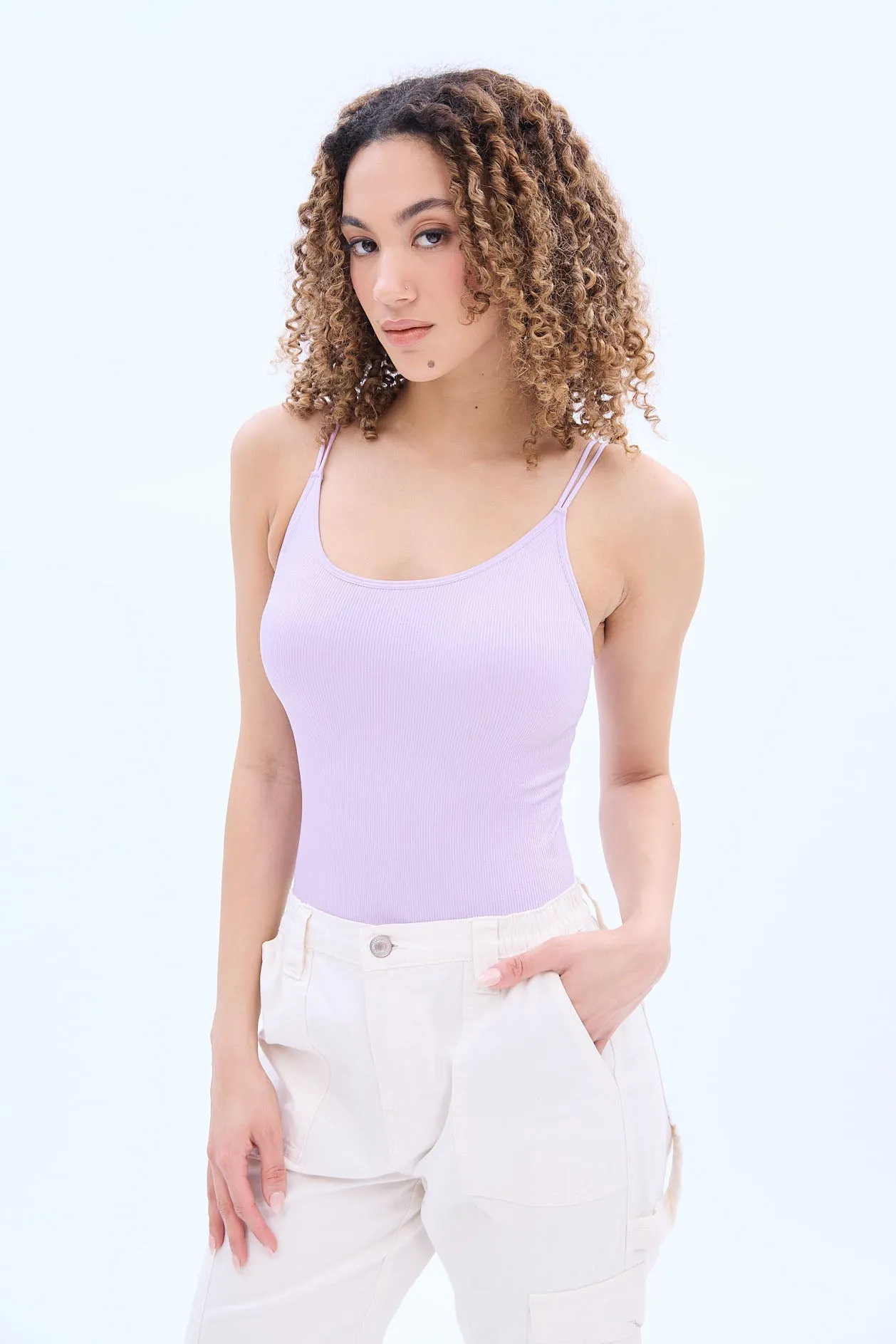 Seamless Bungee Strap Cami Bodysuit sold by Bluenotes product image thumbnail 5