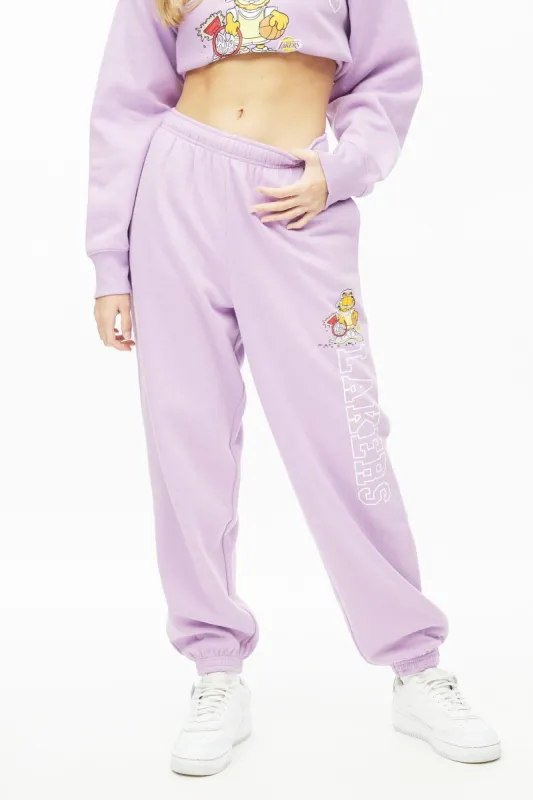 LA Lakers Garfield Graphic Oversized Jogger sold by Bluenotes