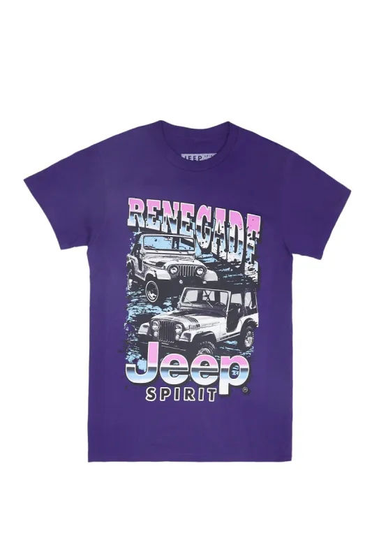 Jeep Spirit Renegade Graphic Boyfriend Tee sold by Bluenotes