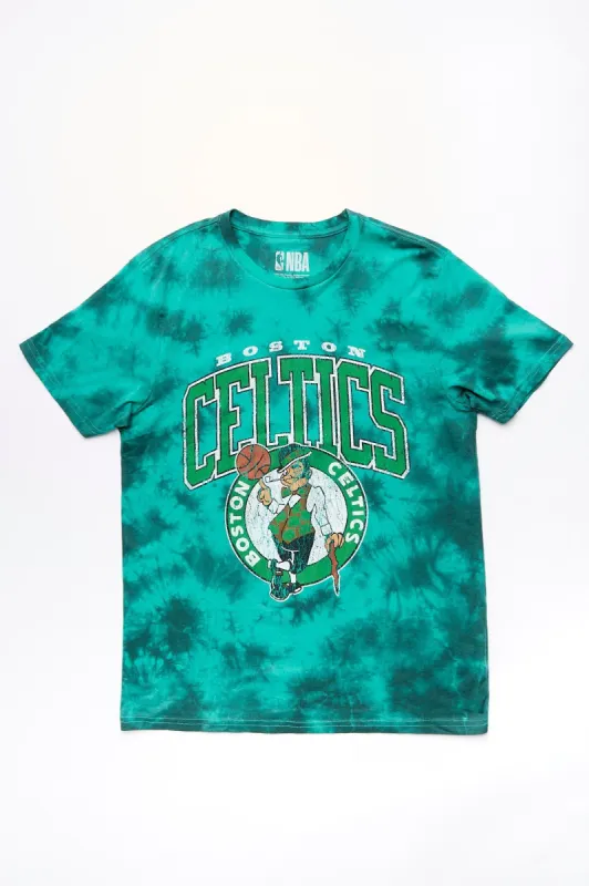 Boston Celtics Graphic Tie Dye Tee sold by Bluenotes
