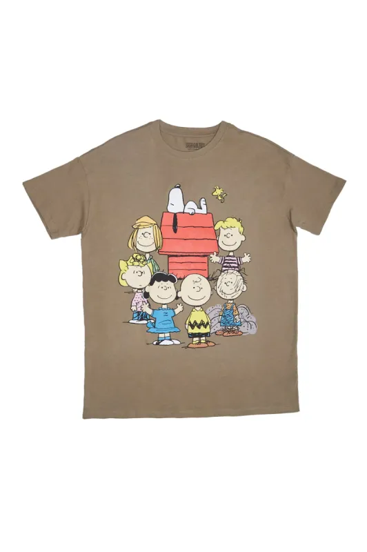 Peanuts Snoopy Family Graphic Relaxed Tee sold by Bluenotes