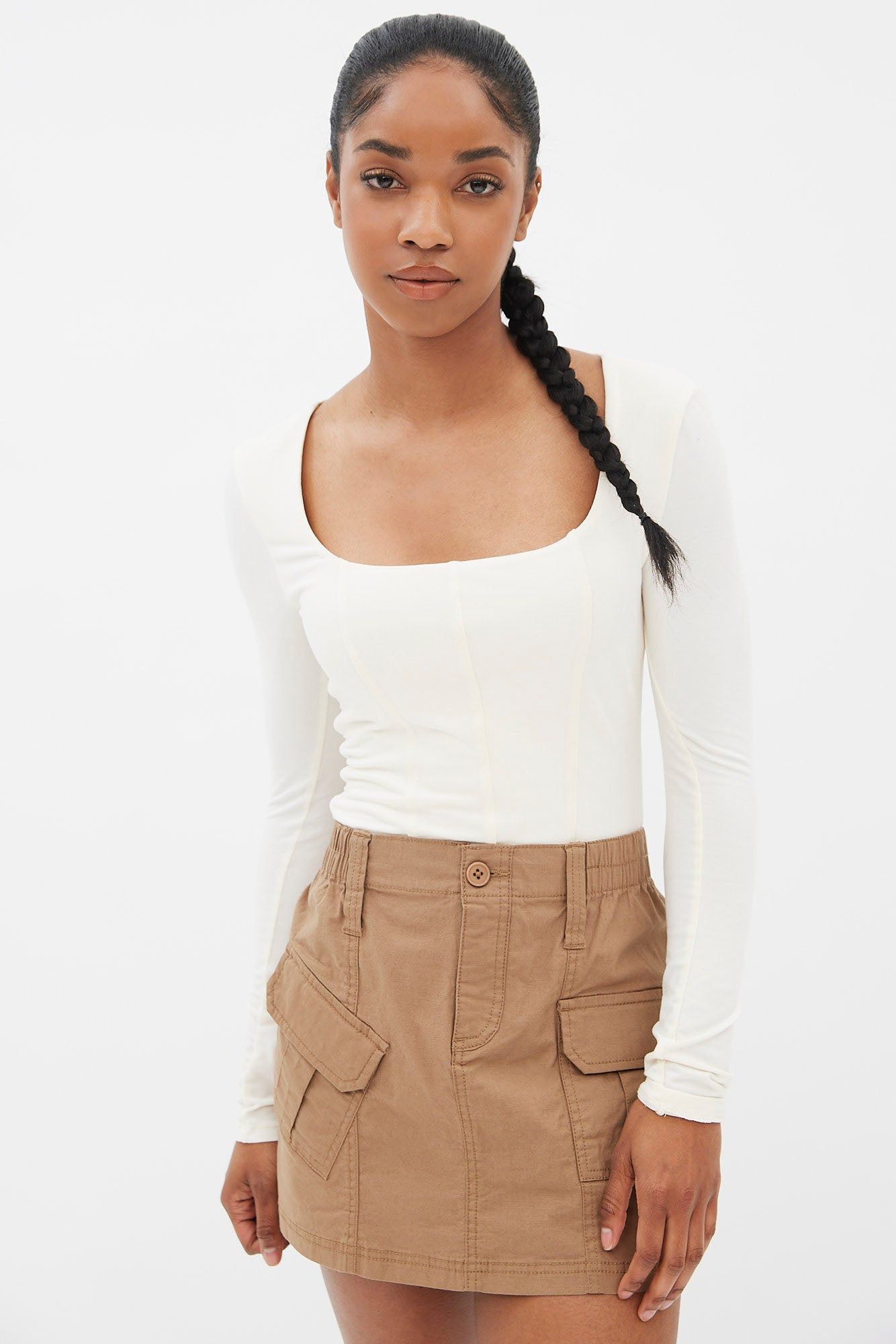 Long Sleeve Corset Bodysuit sold by Bluenotes product image thumbnail 6