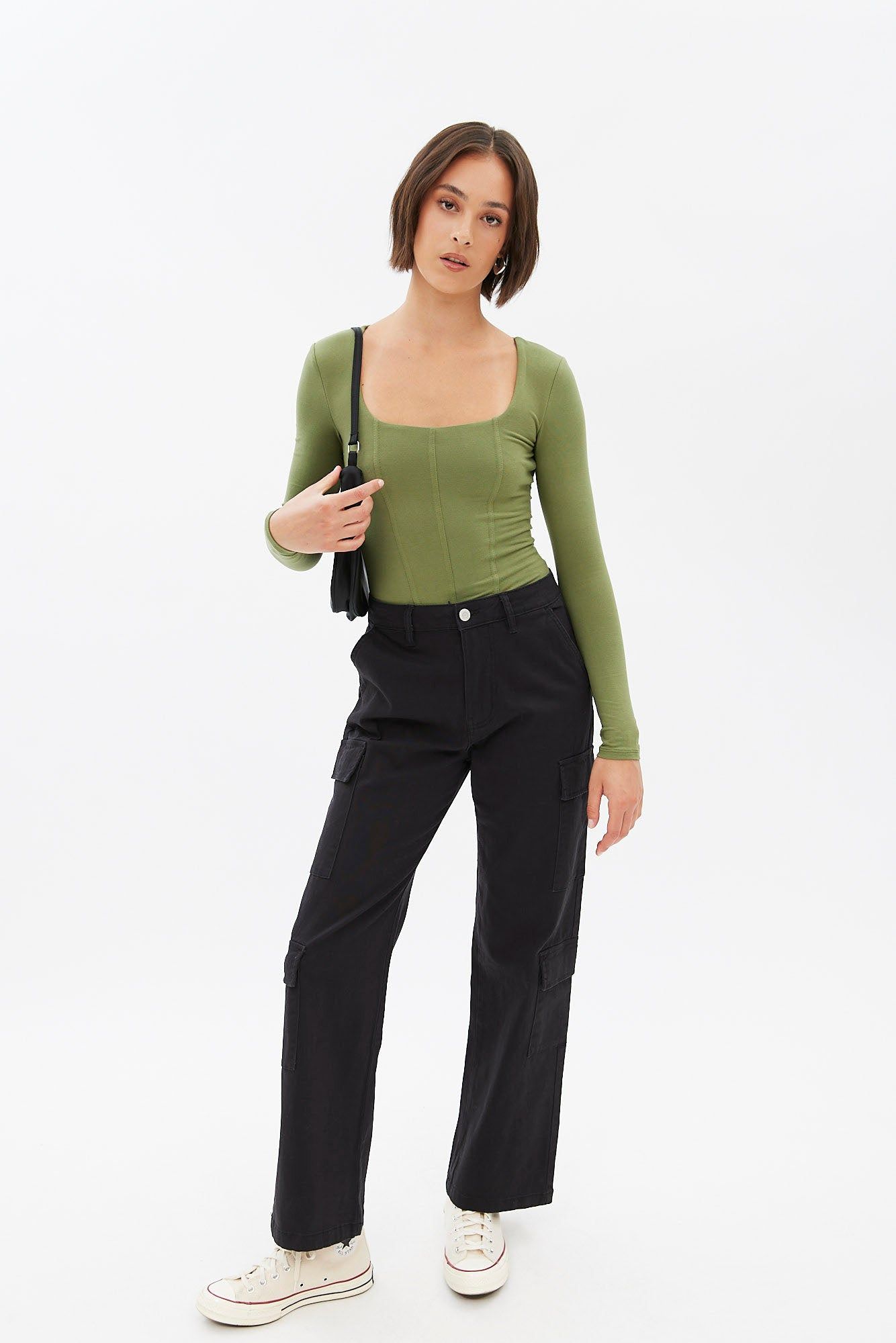 Long Sleeve Corset Bodysuit sold by Bluenotes product image thumbnail 14