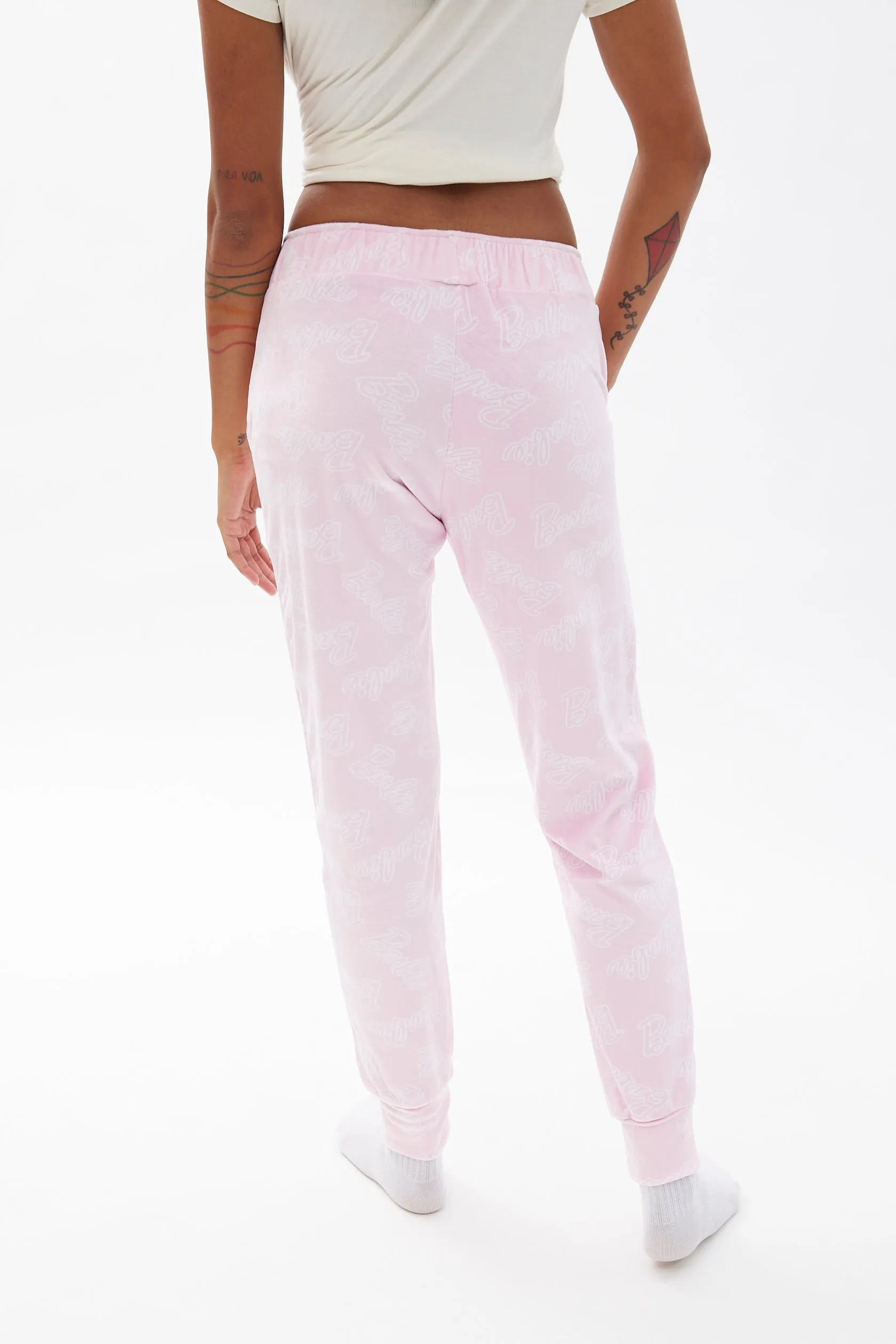 Barbie Graphic Velour Pajama Jogger sold by Bluenotes product image thumbnail 4