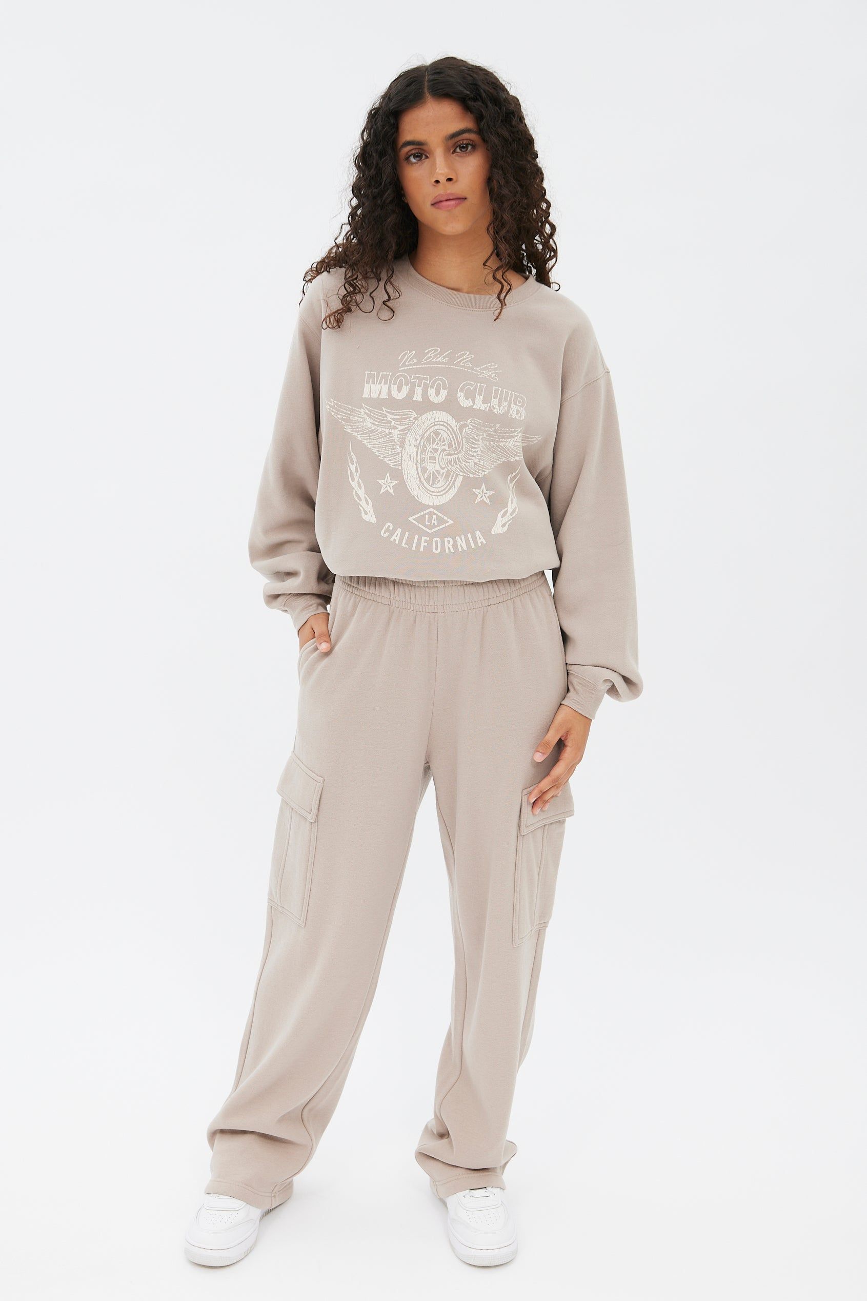 High Rise Wide Leg Cargo Jogger sold by Bluenotes product image thumbnail 18