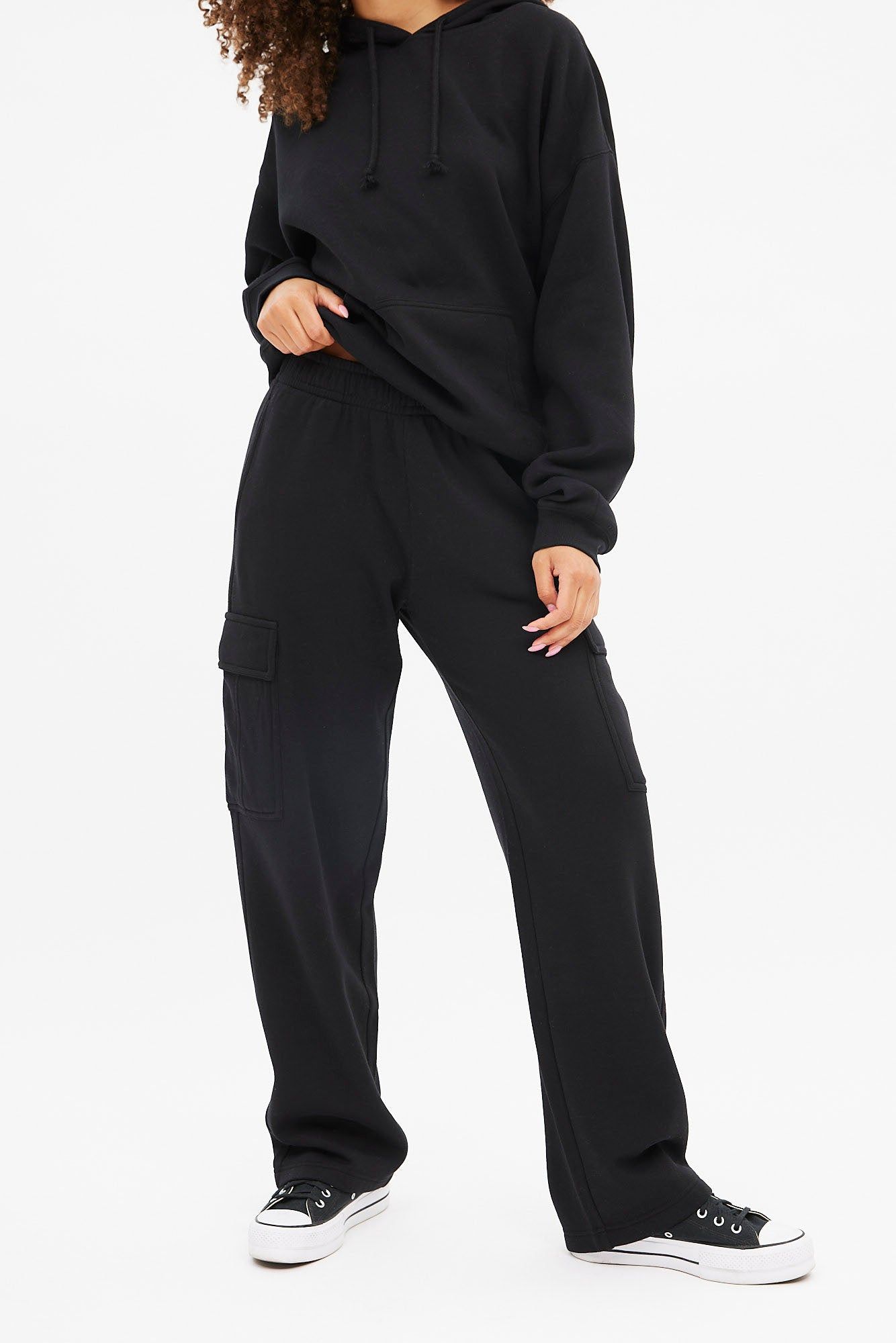 High Rise Wide Leg Cargo Jogger sold by Bluenotes product image thumbnail 9