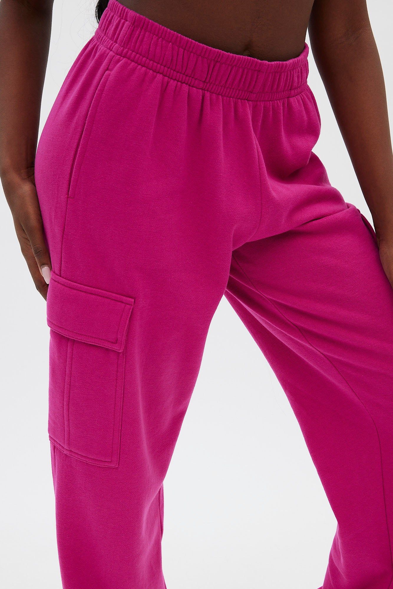 High Rise Wide Leg Cargo Jogger sold by Bluenotes product image thumbnail 3