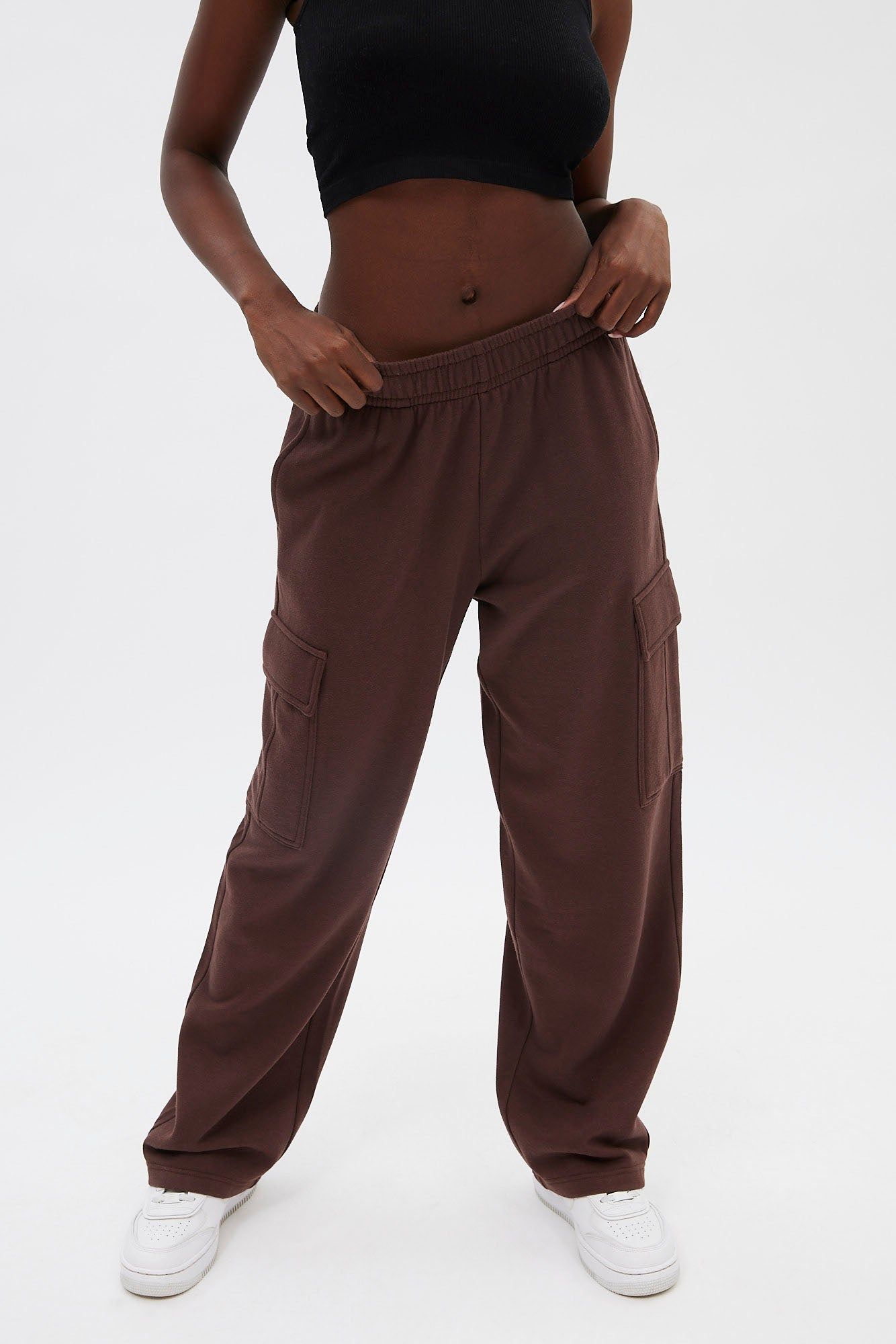 High Rise Wide Leg Cargo Jogger sold by Bluenotes product image thumbnail 21
