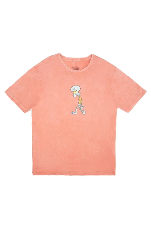 Squidward Graphic Acid Wash Tee sold by Bluenotes