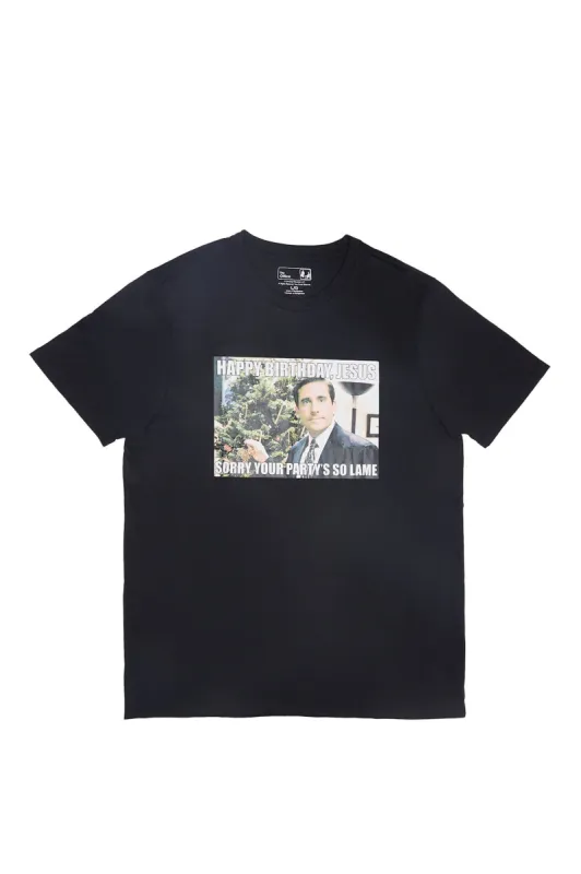 The Office Happy Birthday Jesus Graphic Tee sold by Bluenotes