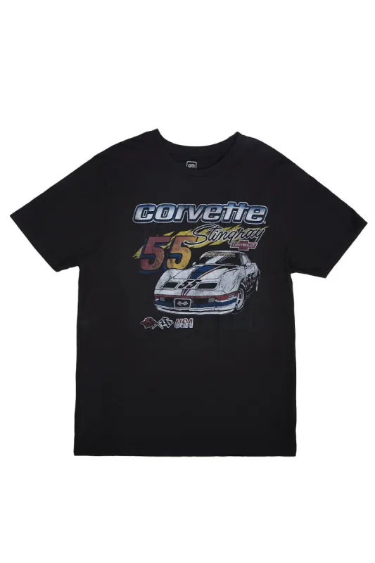 Corvette Stingray 55 Graphic Tee made by Bluenotes