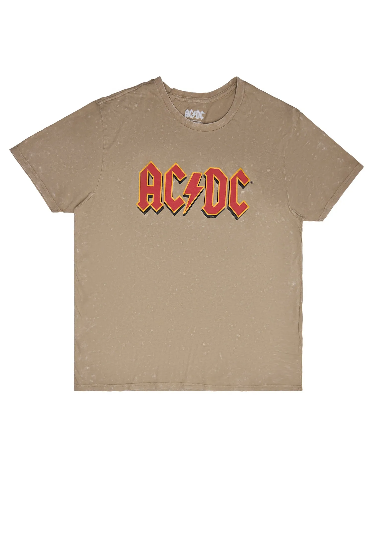 AC/DC Graphic Acid Wash Tee sold by Bluenotes