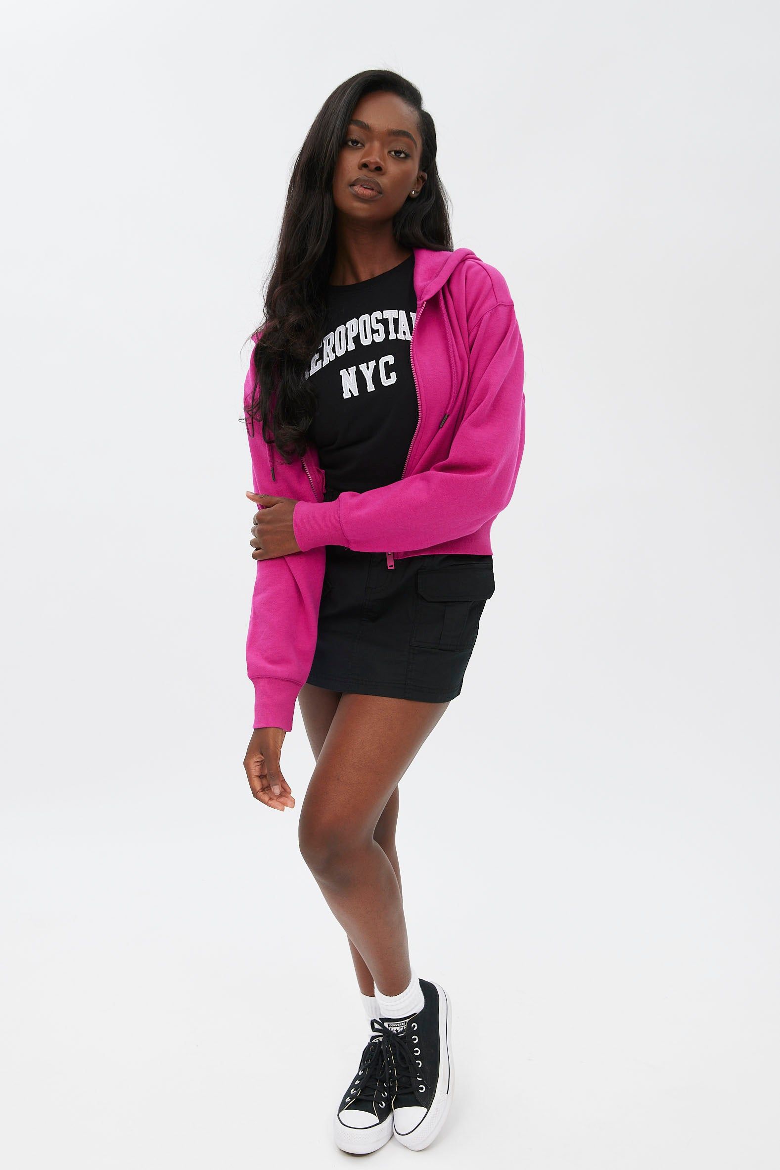 Zip-Up Midi Hoodie sold by Bluenotes product image thumbnail 2