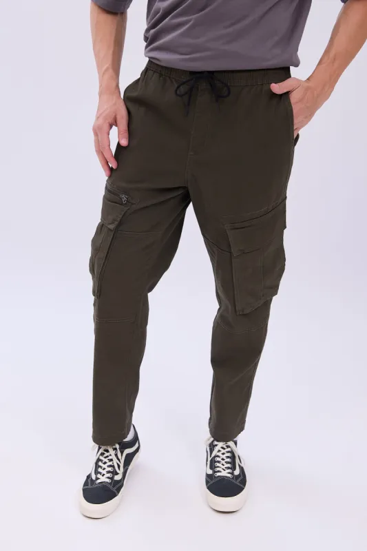Relaxed Zip Cargo Twill Pants sold by Bluenotes